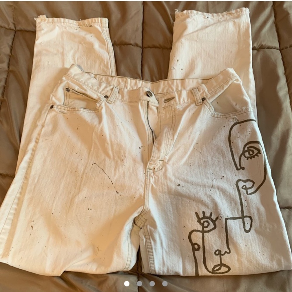 High rise rider jeans